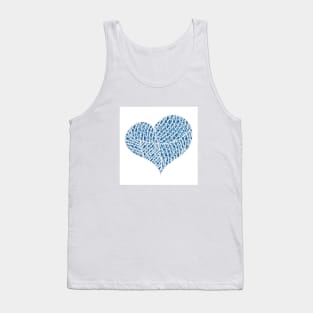 flower heart Tank Top